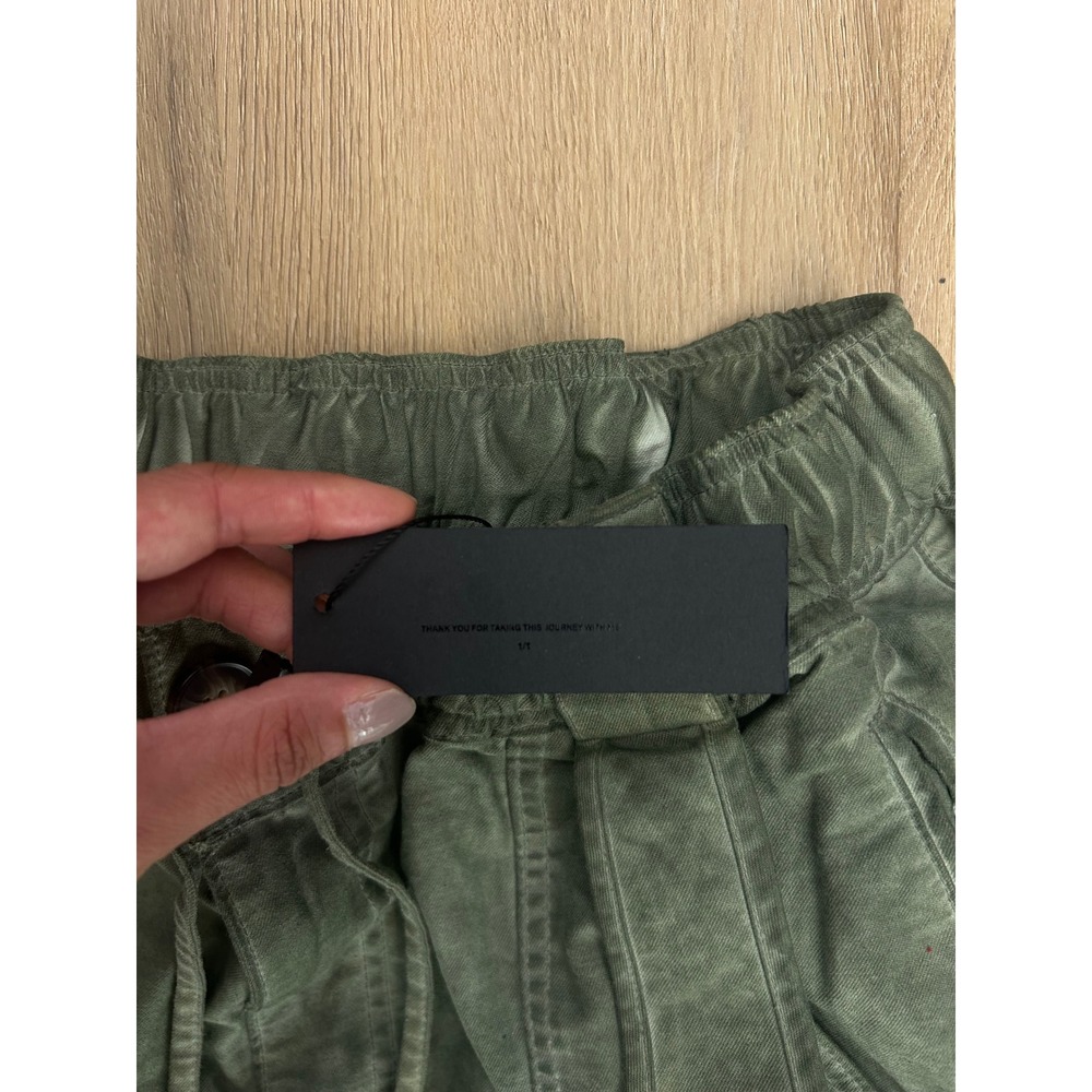 SAALT studio mud Cargo Pants M Streetwear utility moss Green Joseph Padayachee - Picture 5 of 8